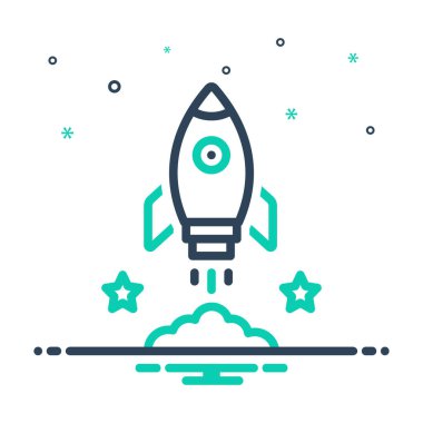 Roket için simgeyi karıştır 