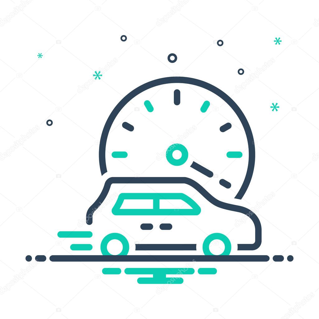 Mix icon for speeding