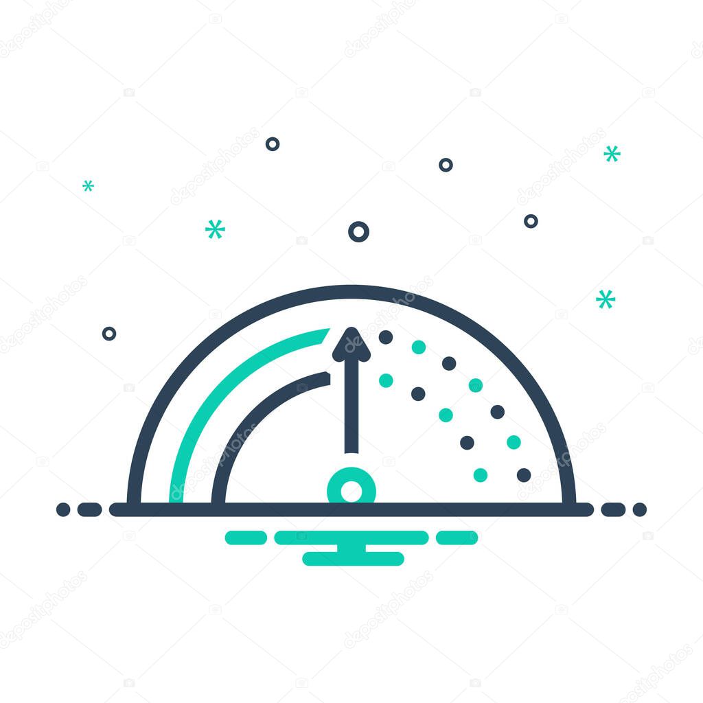 Mix icon for speedometer
