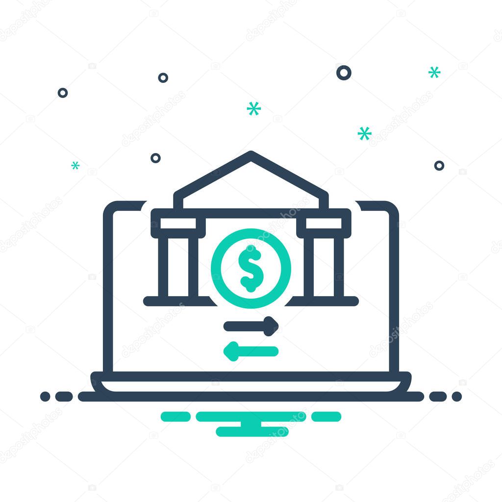 Mix icon for slow stock exchange