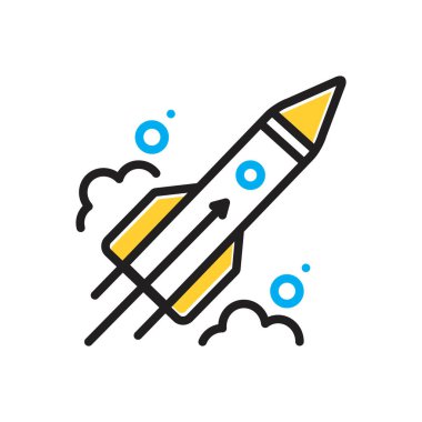 Başlangıç için çok renkli simge 