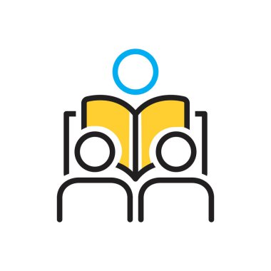 Ders için çok renkli simge 