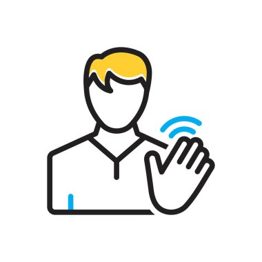 Merhaba için çok renkli simge