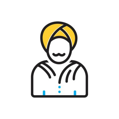 Hintçe için çok renkli simge