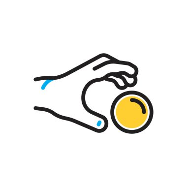 Yakalamak için çok renkli simge