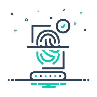 Parmak izi eşleşmesi için simgeyi karıştır