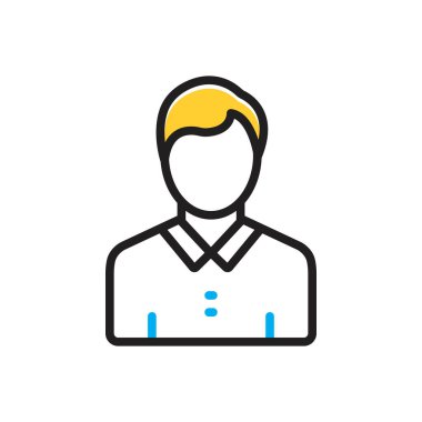 Ergenler için çok renkli simge 