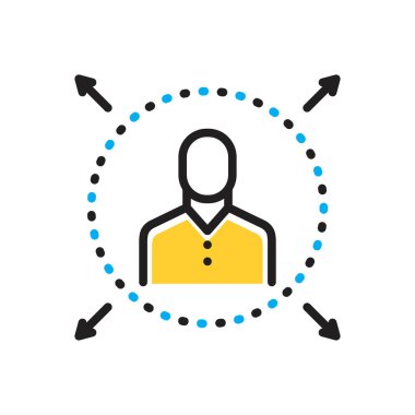 Yaygın için çoklu renk simgesi 