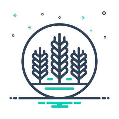 Tarım için karıştırma simgesi