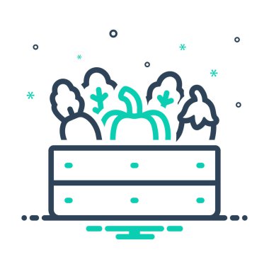 Çiftlik yemekleri için simge karıştır