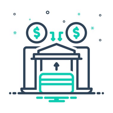 E bankacılık için simgeyi karıştır