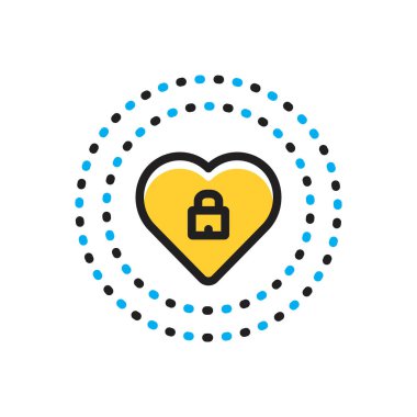 Koruma için çok renkli simge