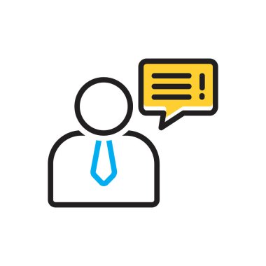 Tavsiye için çok renkli simge 