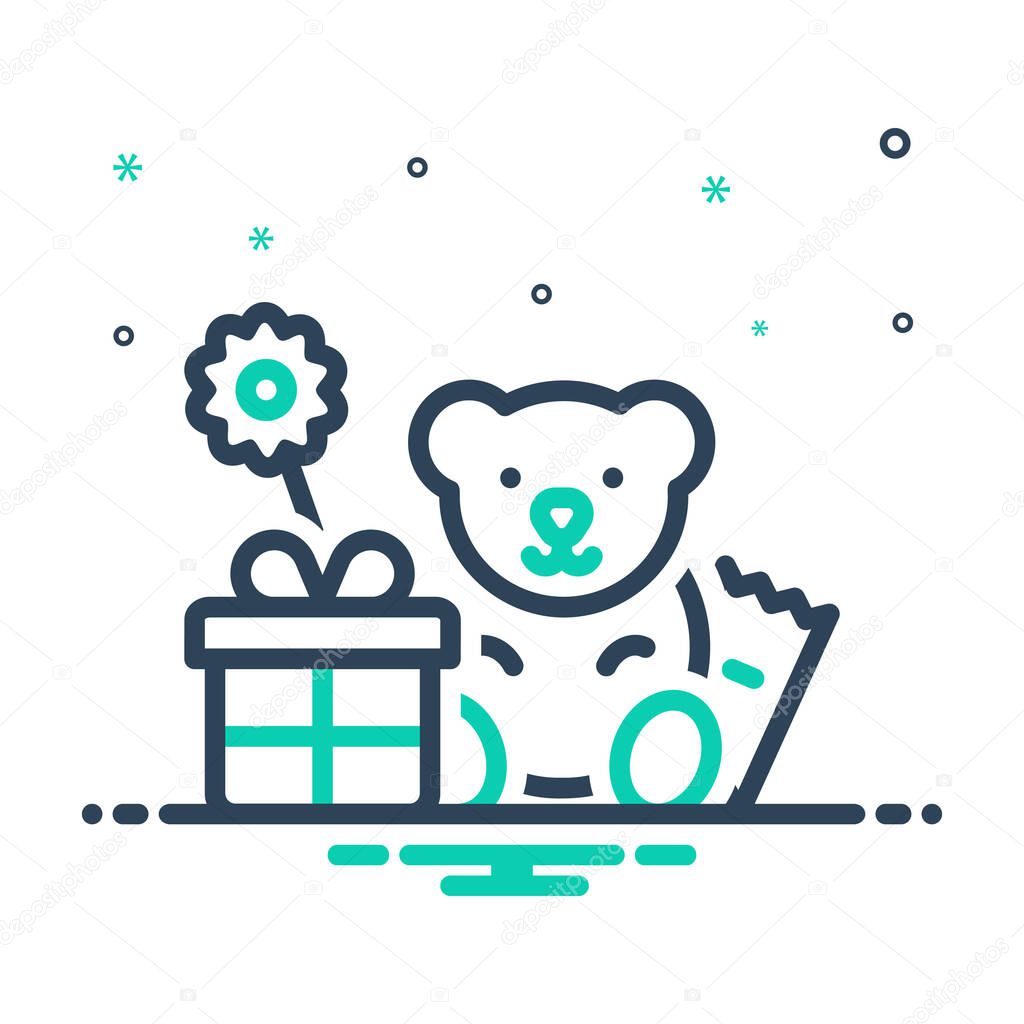 Mix icon for gift