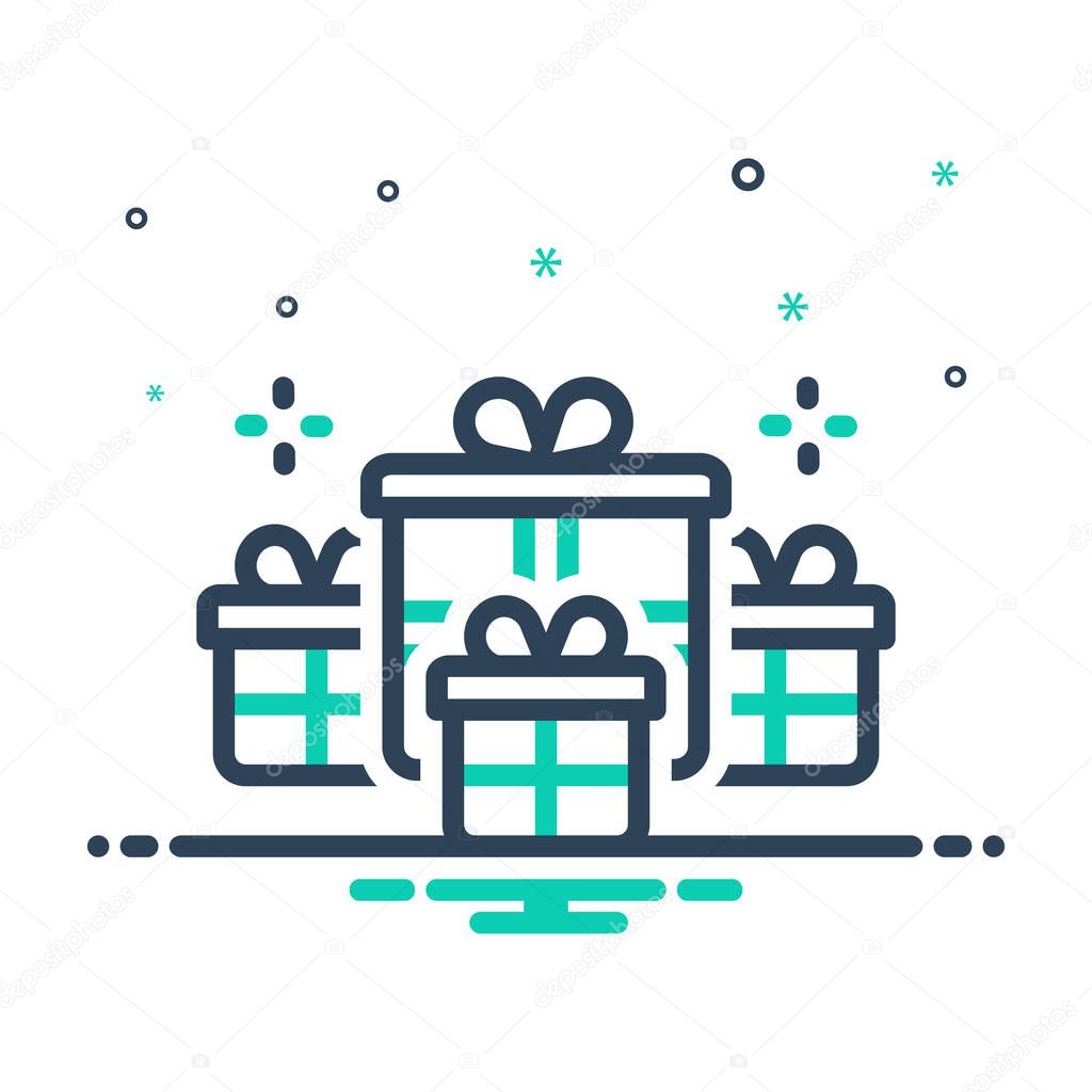Mix icon for present