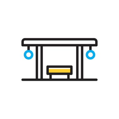 İstasyon için çok renkli simge 