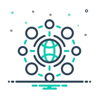 Ağ oluşturma için simgeyi karıştır 