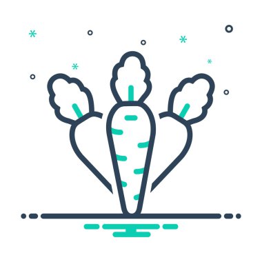 Havuç için simgeyi karıştır 