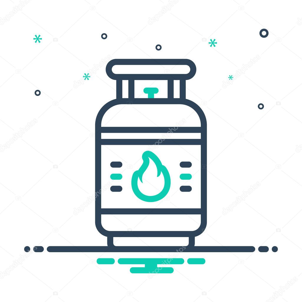Mix icon for gas