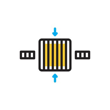 Kalın için çoklu renk simgesi 