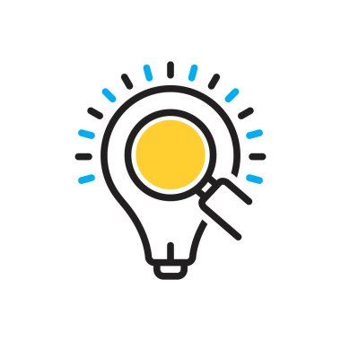 İç görü için çok renkli simge 