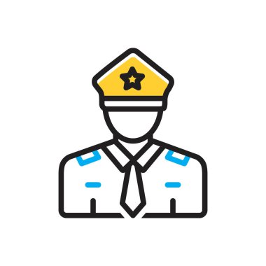 Korumalar için çok renkli simge