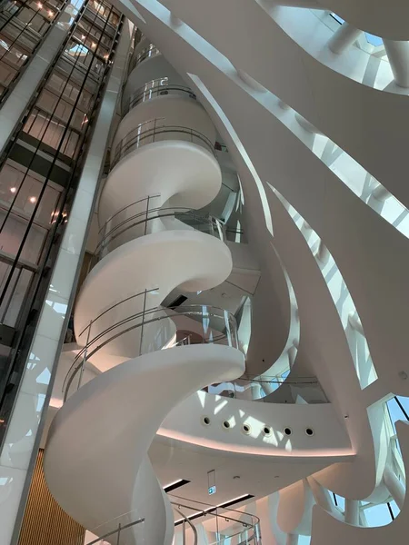 Scala Del Museo Del Futuro Dubai — Foto Stock