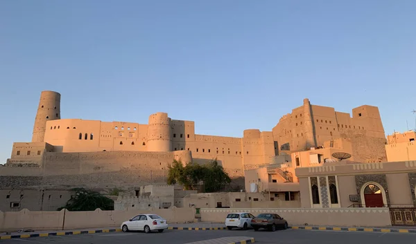 Blick Auf Die Festung Bahla Oman Stockbild