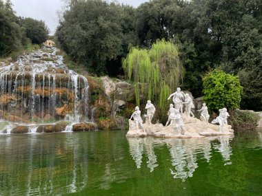 Royal Palace, Caserta, İtalya 'da Çeşme