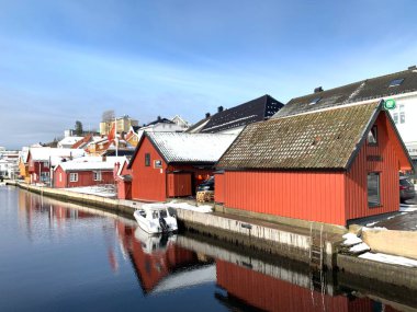 Kragero Norveç manzarası
