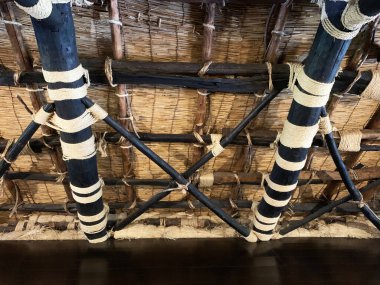 Shirakawa-go, Japonya manzarası