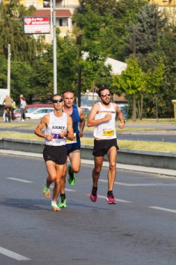 ÜSKÜP - Ekim 01: 10 binden fazla kayıtlı koşucu 01 Ekim 2023 'te Makedonya' nın Üsküp kentinde düzenlenen Üsküp Maratonuna katıldı.
