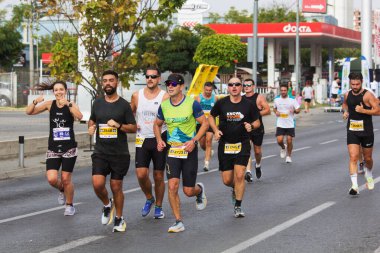 ÜSKÜP - Ekim 01: 10 binden fazla kayıtlı koşucu 01 Ekim 2023 'te Makedonya' nın Üsküp kentinde düzenlenen Üsküp Maratonuna katıldı.