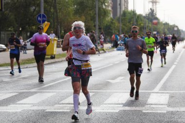 ÜSKÜP - Ekim 01: 10 binden fazla kayıtlı koşucu 01 Ekim 2023 'te Makedonya' nın Üsküp kentinde düzenlenen Üsküp Maratonuna katıldı.