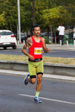 ÜSKÜP - Ekim 01: 10 binden fazla kayıtlı koşucu 01 Ekim 2023 'te Makedonya' nın Üsküp kentinde düzenlenen Üsküp Maratonuna katıldı.