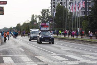 ÜSKÜP - Ekim 01: 10 binden fazla kayıtlı koşucu 01 Ekim 2023 'te Makedonya' nın Üsküp kentinde düzenlenen Üsküp Maratonuna katıldı.