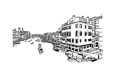 Santa Lucia, Batı Hint Adaları 'nda bir ada ülkesidir. Vektörde elle çizilmiş çizim çizimi.