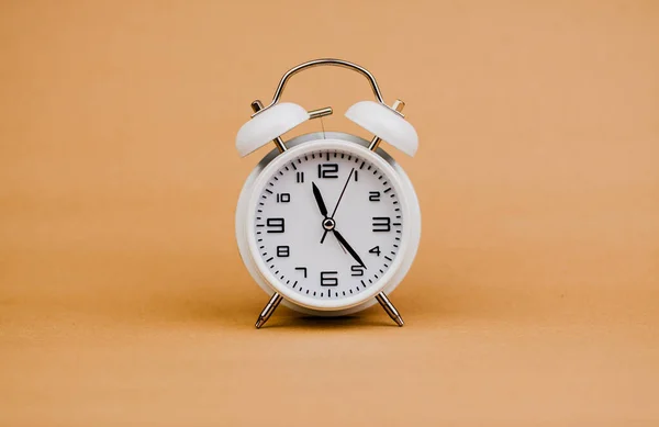 Годинникова Фотографія Годинника Папері Концепція Часової Вартості Роботи Управлінням Часом — стокове фото