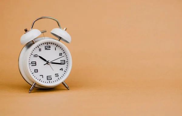Zegar Zdjęcie Zegara Papierze Pojęcie Wartości Czasu Pracy Zarządzania Czasem — Zdjęcie stockowe