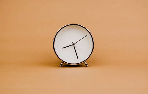 Uhr Foto Der Uhr Auf Papier Konzept Des Zeitwertes Der — Stockfoto