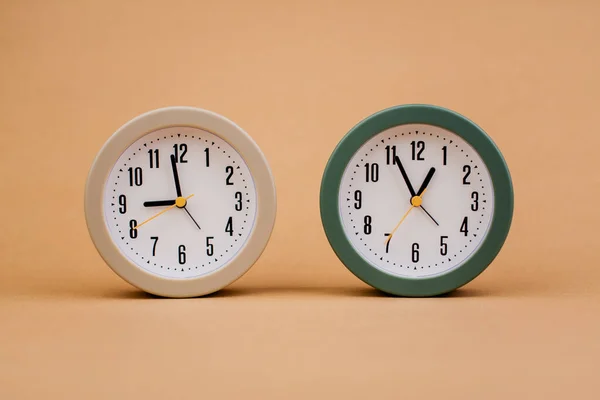 Sveglia Dicendo Tempo Promemoria Lavoro Con Tempo Business Appuntamento Calendario — Foto Stock