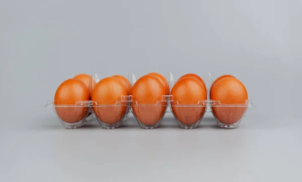 Fresh Chicken Eggs Clean Eggs Poultry Eggs High Protein Diet — Stock Photo, Image