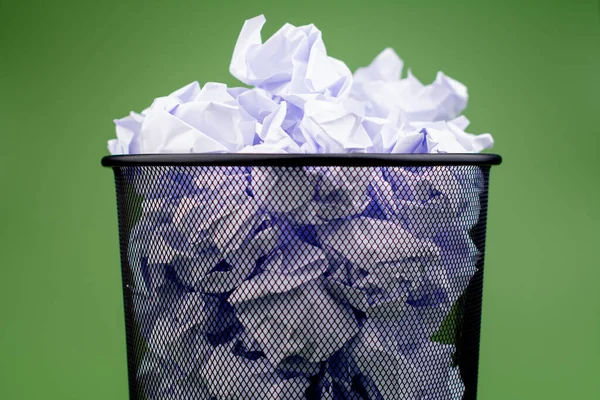 waste paper, trash, trash, recyclable trash, black basket, mistakes in paperwork financial document office writing paper