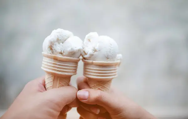 Sweet coconut ice cream to cool off the heat healthy snacks