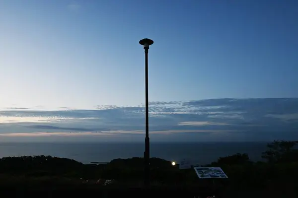 Ein Glitzerndes Schauspiel Der Silhouette Der Morgenröte Des Sonnenaufgangs Natürliches — Stockfoto