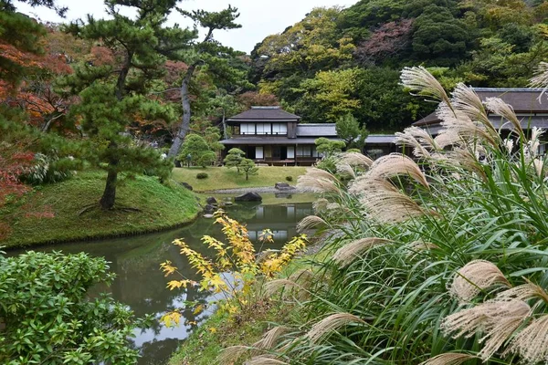 Japonsko Turistickou Atrakcí Sankeien Garden Yokohama City Prefektura Kanagawa Japonsko — Stock fotografie