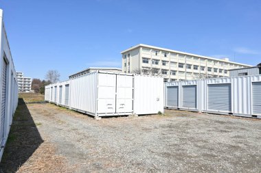 The rental self storage room unit. This is a rental storage space for temporary or long-term luggage storage, popular for outdoor and sporting goods, as well as books and off-season clothing.