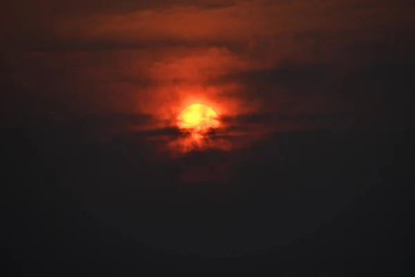 Zapierający Dech Piersiach Widok Piękny Wschód Słońca Naturalny Materiał Tła — Zdjęcie stockowe