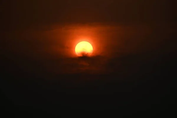 Úchvatný Výhled Krásný Východ Slunce Přírodní Materiál Pozadí — Stock fotografie