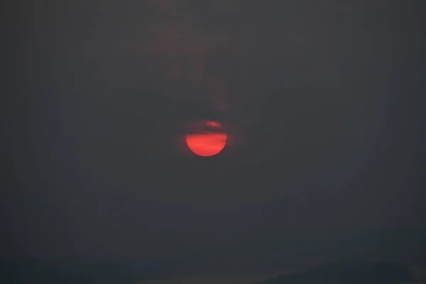Захватывающий Вид Красивый Восход Солнца Естественный Материал — стоковое фото